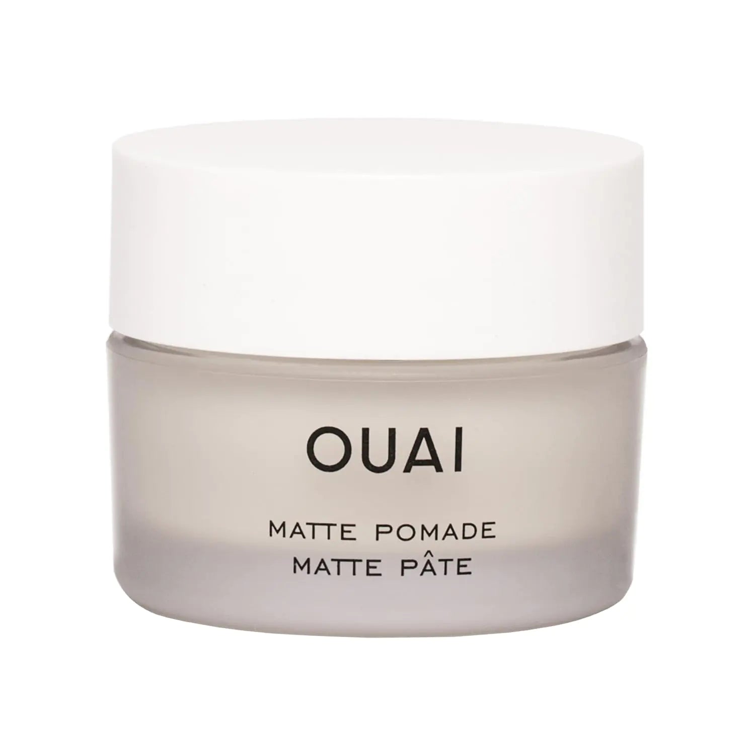 OUAI Matte Hair Pomade - Styling Paste for Moldable Hold Texture Separation & Frizz Control - Leaves Matte Finish for Cool Yet Casual Hair - Paraben Free Hair Styling Products (1.7 Oz)