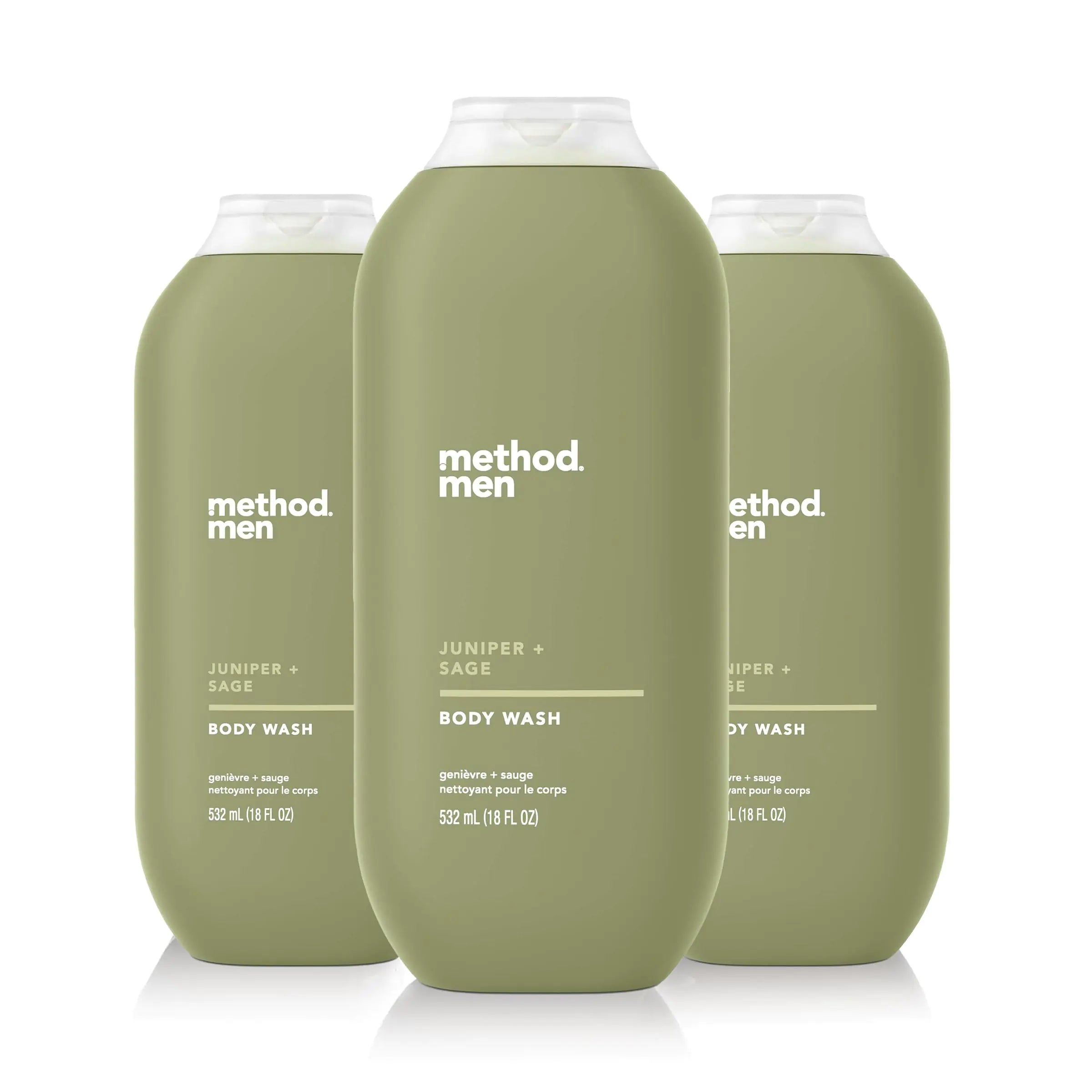 Method Men Juniper + Sage Body Wash 18oz (Pack of 3)