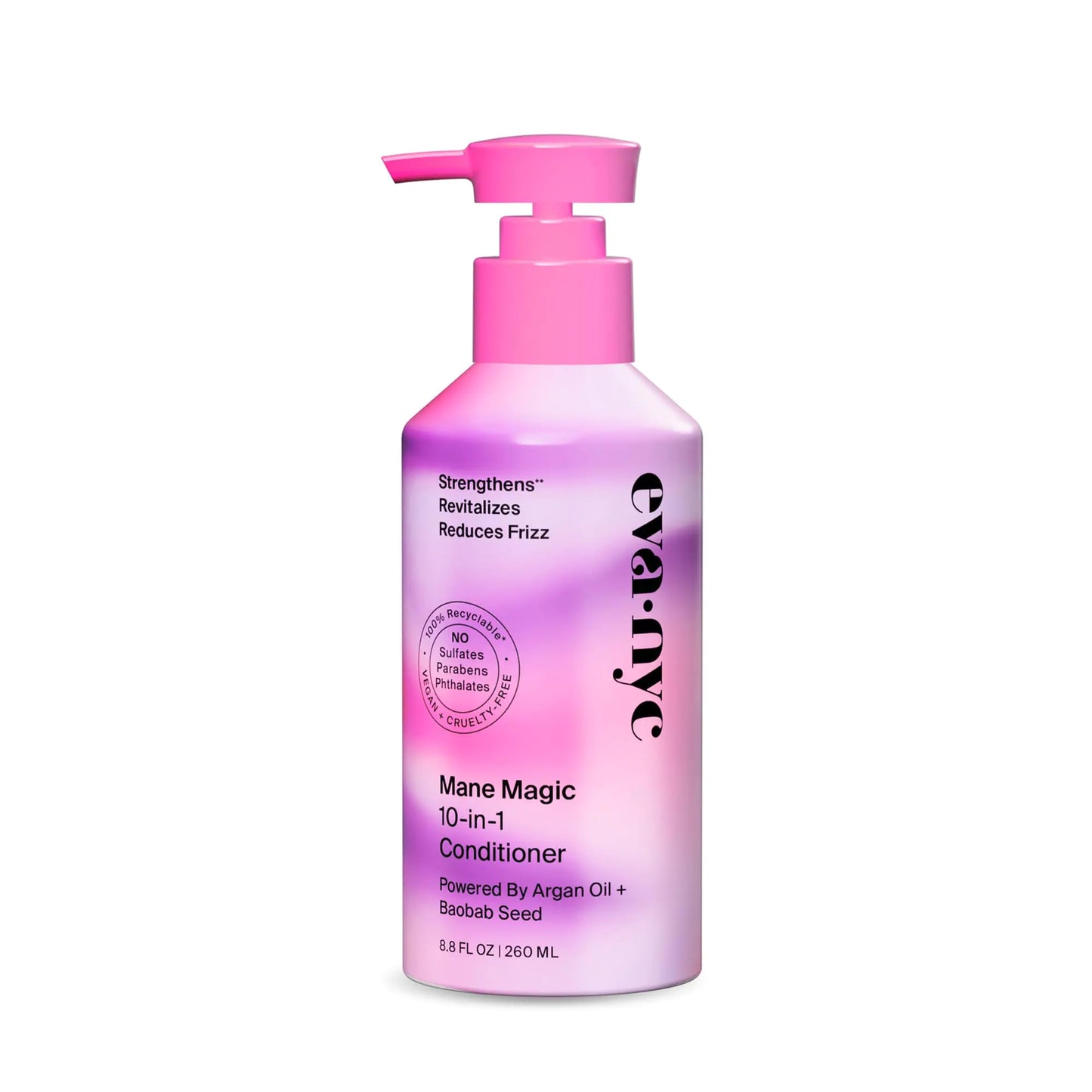 EVANYC Hair Conditioner Mane Magic 10-in-1 8.8 fl oz Sulfate Free Strengthening Conditioner for Dry Hair and All Hair Types GMO-Free Vegan Plant Protein Argan Oil Baobab Seed Oil