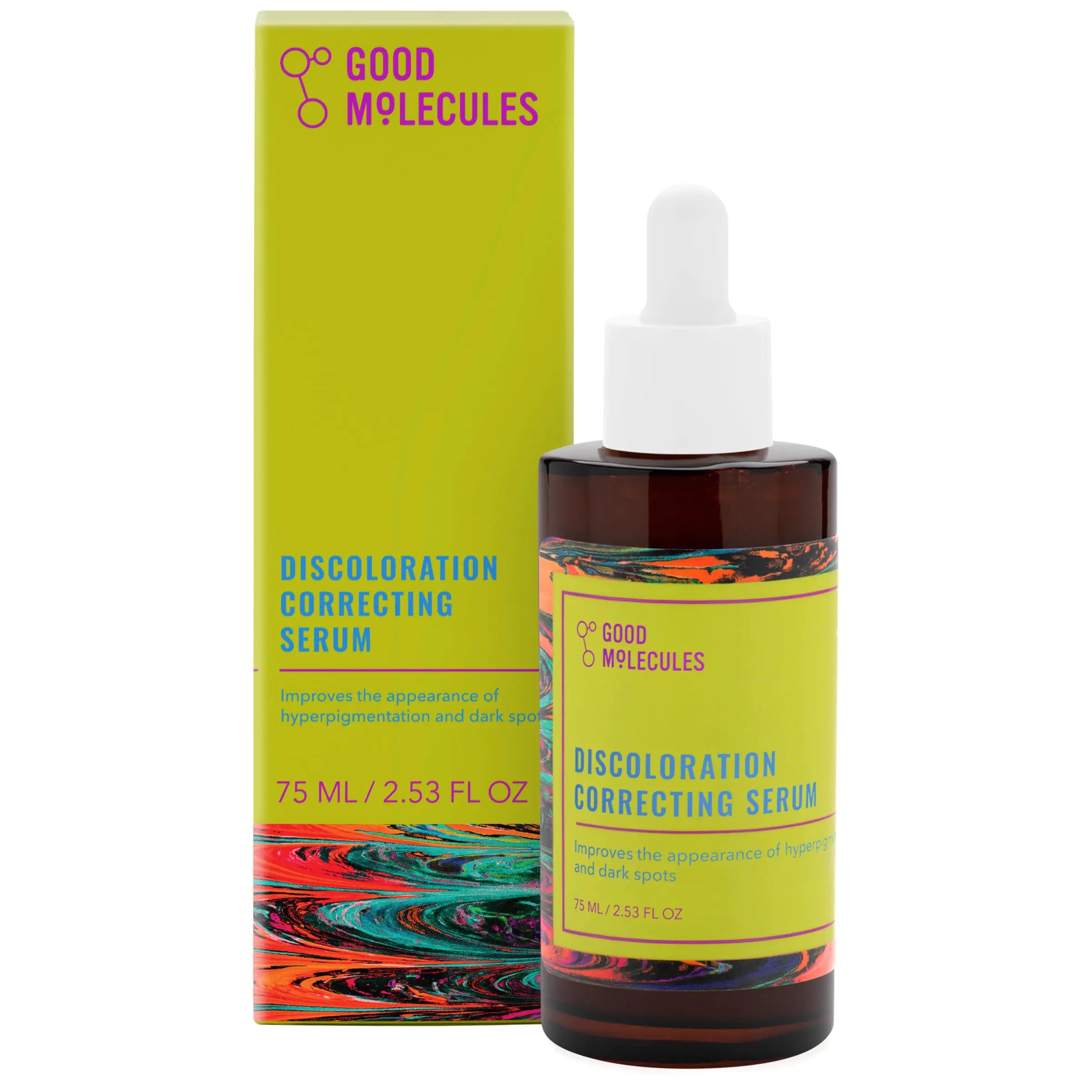 Good Molecules Discoloration Correcting Serum - Tranexamic Acid Ester Salt and Niacinamide for Dark Spots Sun Damage and Age Spots - Skincare Face