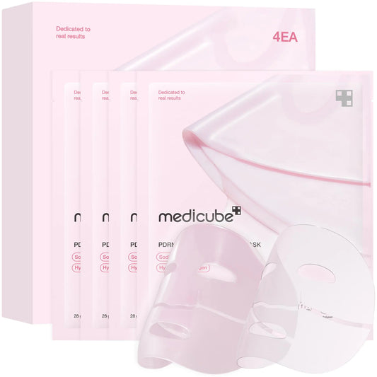 Medicube Salmon DNA PDRN pink collagen jelly gel mask | overnight face mask for glass glow skin